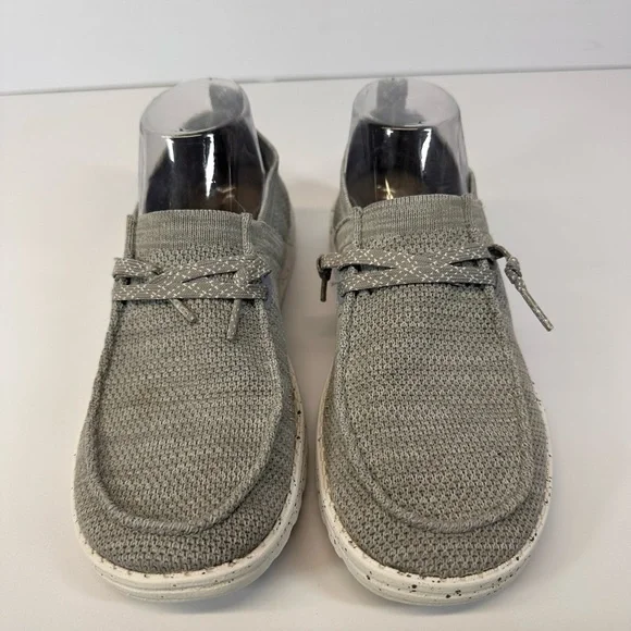 Women’s Casual Gray Hey Dudes - Picture 2 of 7